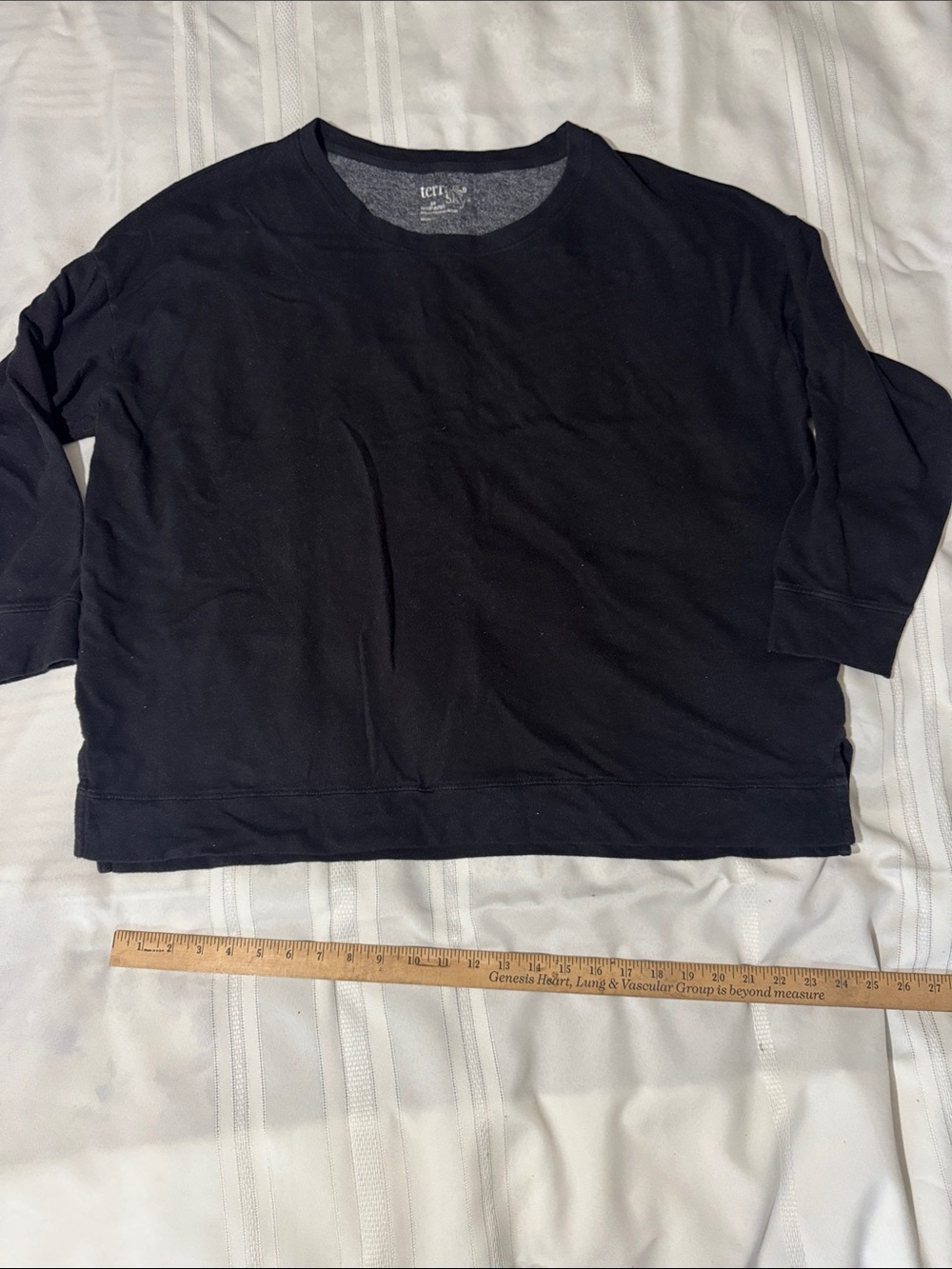 Women’s Terra & Sky Black Crewneck Sweatshirt s20W 22W